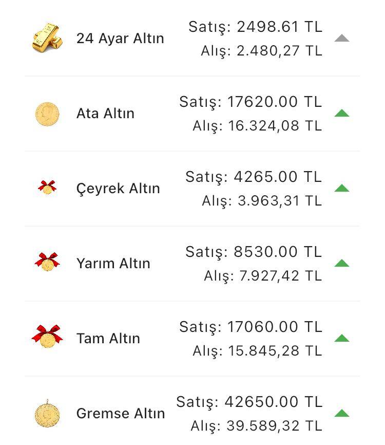 Konya’da altın fiyatları ve güncel döviz kurları I 25 Haziran 2024 11